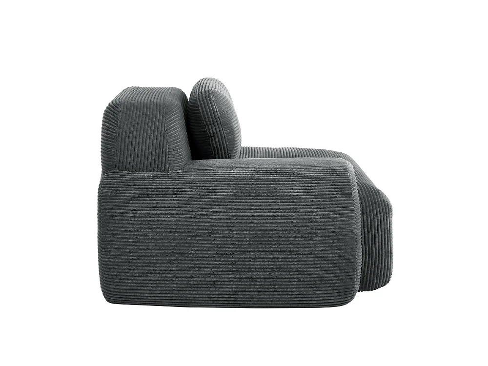 Modulares Ecksofa aus Premium-Cord mit Kissen, ergonomischen Armlehnen und langanhaltendem Komfort