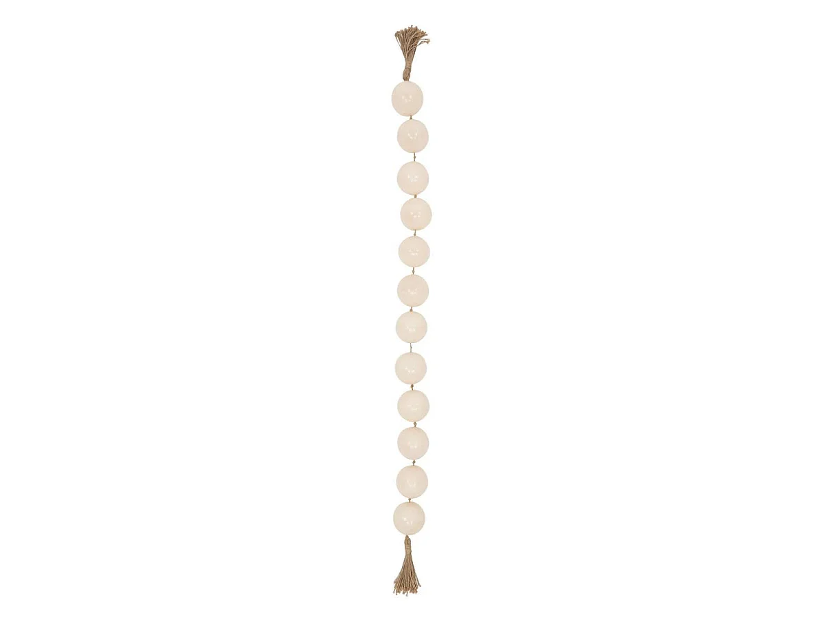 Guirlande Déco Sphères "Carlo" 130cm Blanc