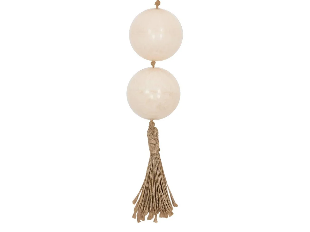 Guirlande Déco Sphères "Carlo" 130cm Blanc