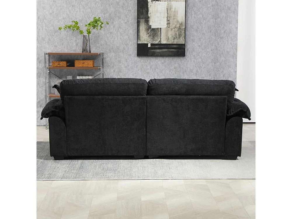 213 cm großes Sofa mit doppelten Memory-Schaum-Kissen und Federn – bequeme 2–3 Sitzplätze für kleine Wohnzimmer