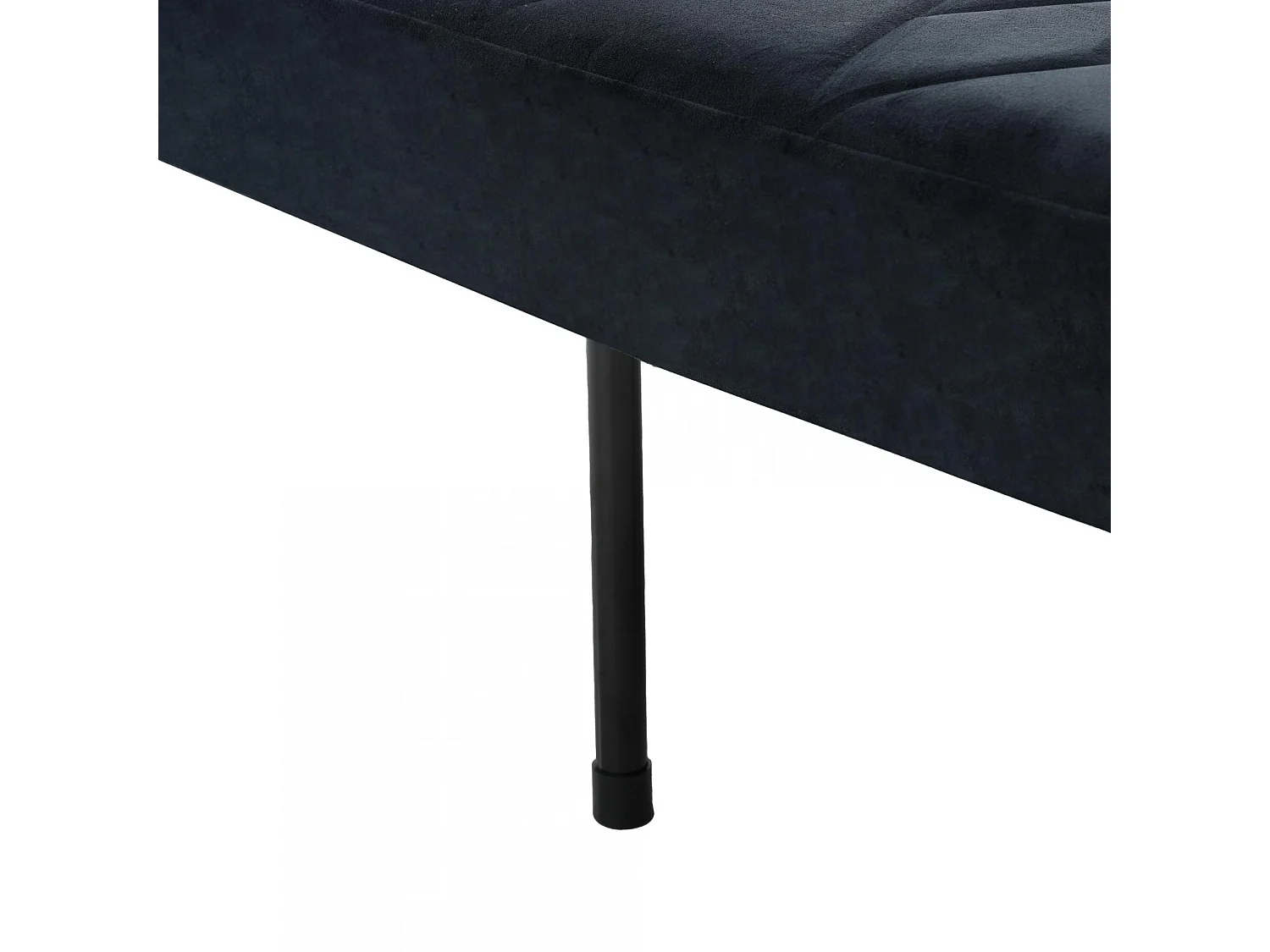 Divano trasformabile moderno in velluto con schienale e braccioli regolabili, funzione letto, ideale per salotto, camera o home cinema