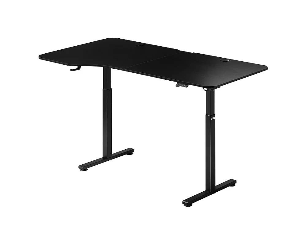 SHALLY DOGAN Scrivania Elettrica Regolabile Altezza 160x75x72-117cm Nero Console di Comando