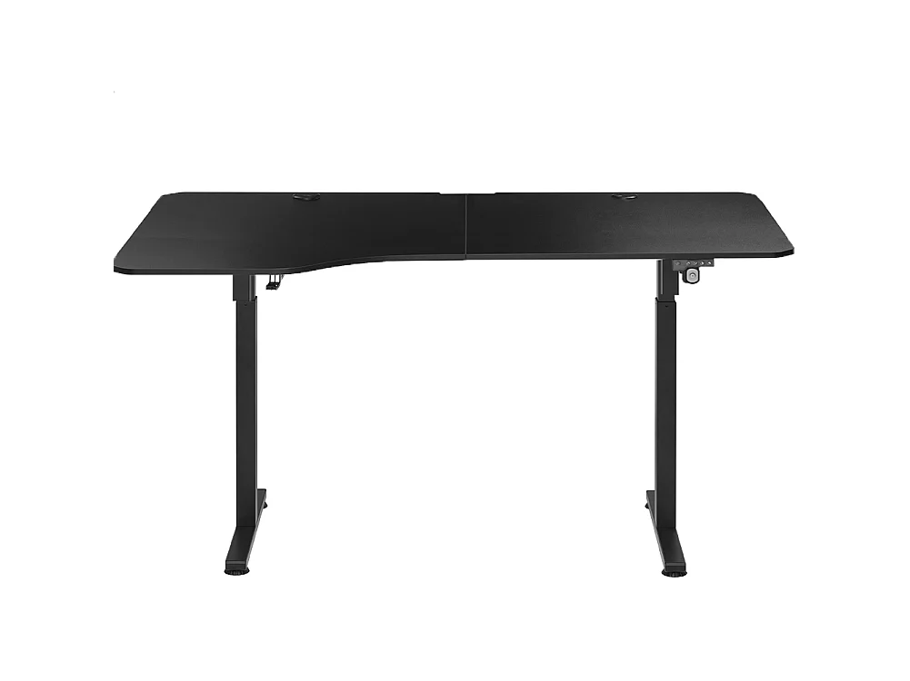 SHALLY DOGAN Scrivania Elettrica Regolabile Altezza 160x75x72-117cm Nero Console di Comando