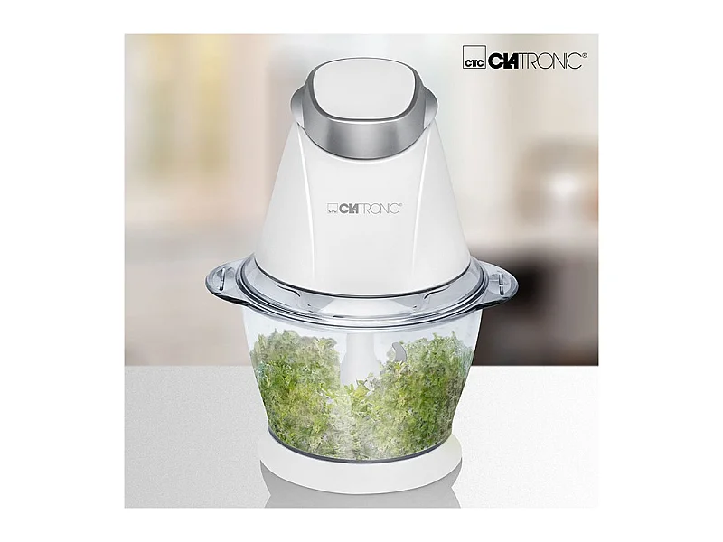 Hachoir et broyeur à glace Clatronic MZ 3579 Blanc