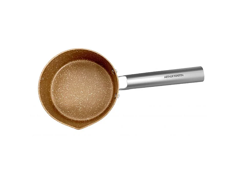 Casserole en aluminium forgé 18 cm Crème Arthur Martin AM1903