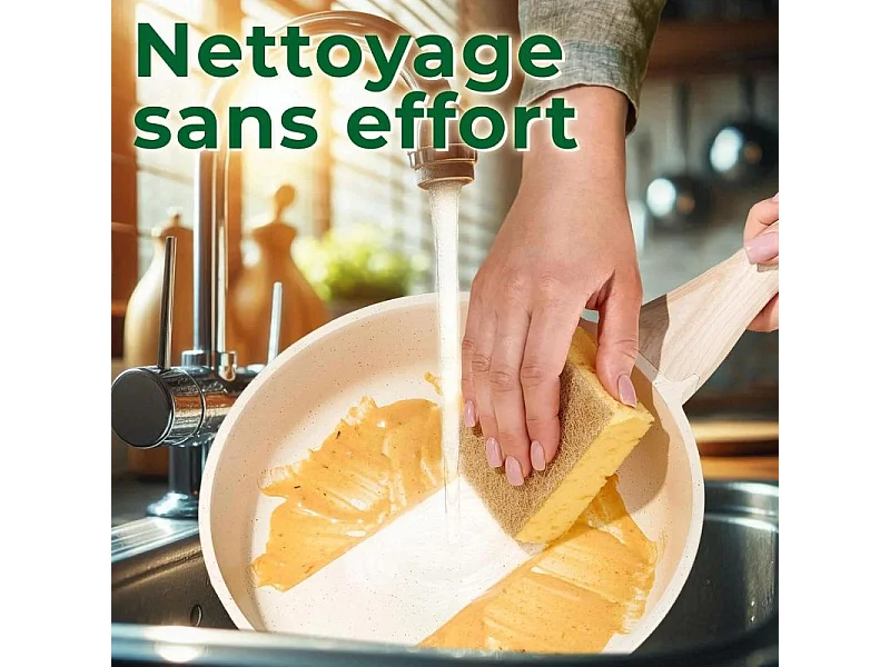 Batterie de cuisine 14 pièces Antiadhésif en Granit beige - Tous feux dont induction Just perfecto JL-888