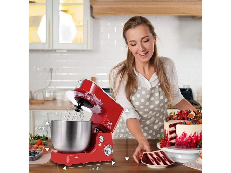 Robot multifonction 1000W Rouge Royalty Line RLPKM7004722S-RED