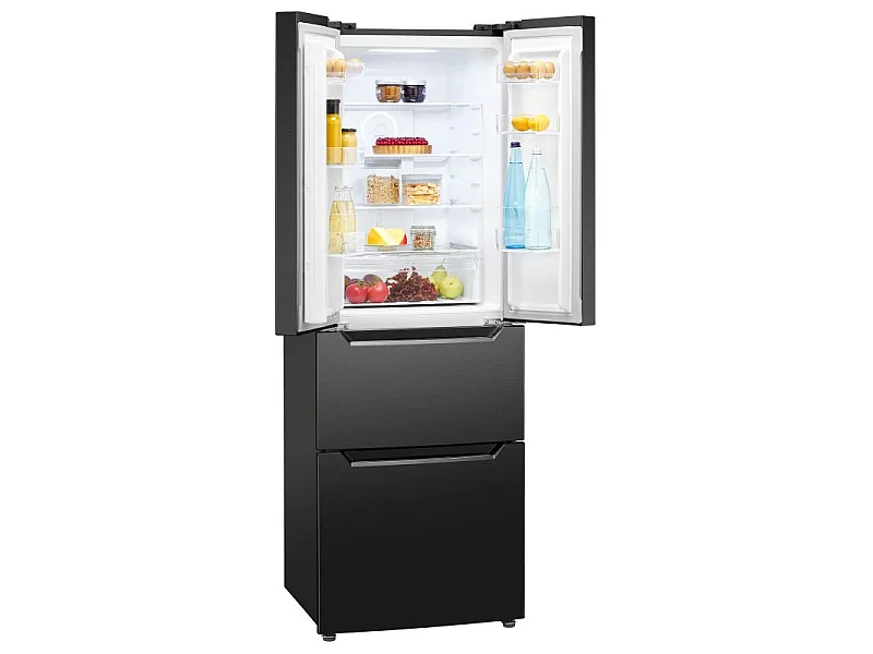 Réfrigérateur et congélateur 320L Noir Bomann KG7361-Noir
