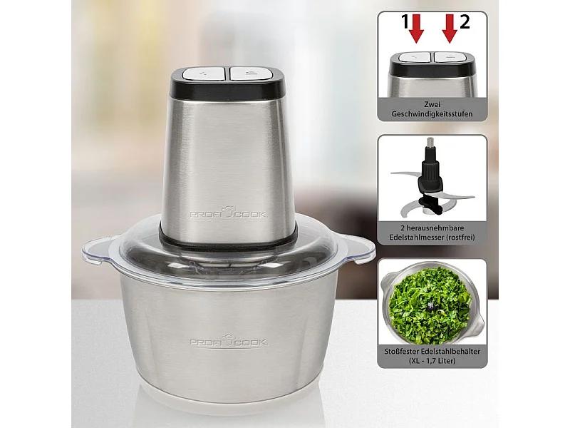 Mini hachoir 1.7L Proficook PC-MZ1227