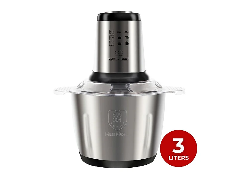 Hachoir mulitfonction 3L 1000W Comfy Nest CNBLD3