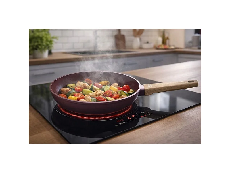 Set de 3 poêles 20-24-28 cm Gamme Forest tous feux dont induction Prune Arthur Martin AM7469