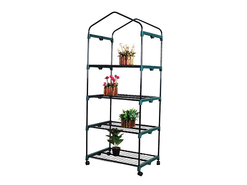 Serre de jardin à 4 niveaux Herzberg HG8001-VERT