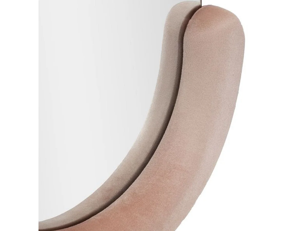 Miroir mural oval 60x160 cm Pamela Velours Rose