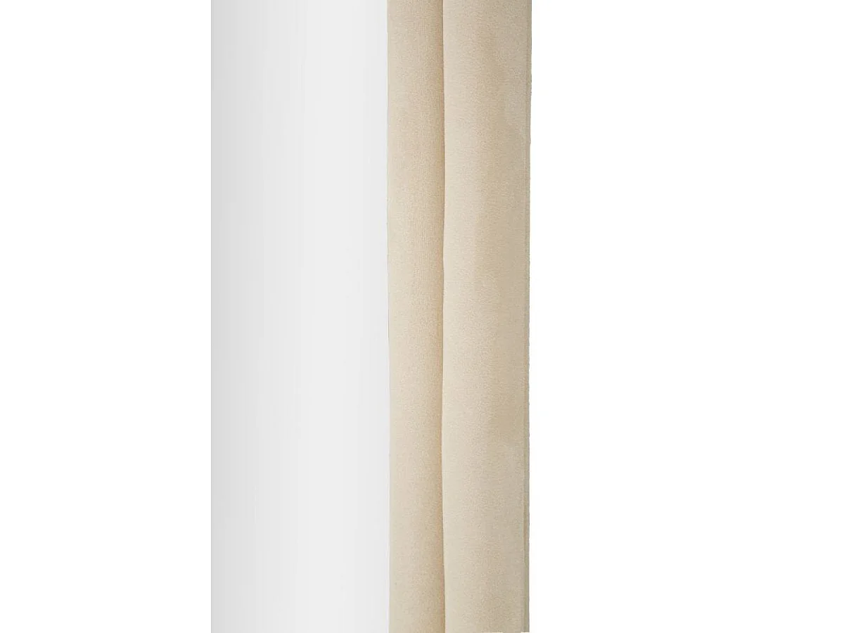 Buet vægspejl 60 x 160 cm Sabrina Velours Crème