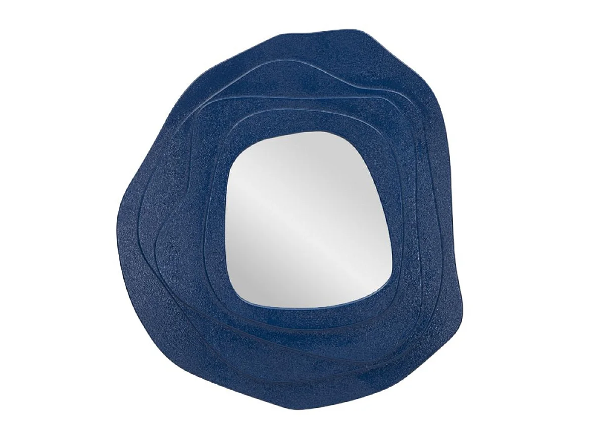Miroir mural asymétrique 90x97 cm Greta Bleu