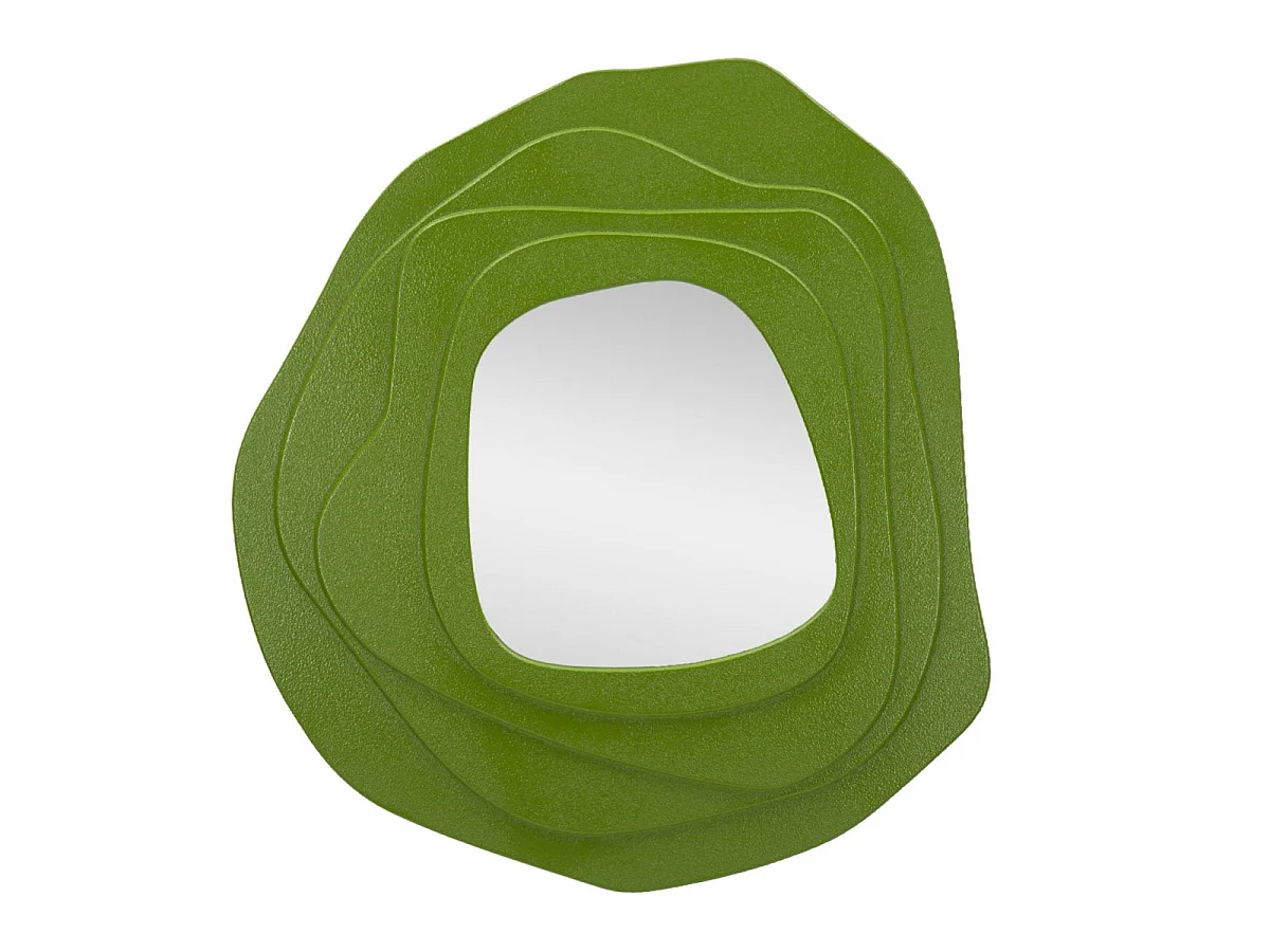 Miroir mural asymétrique 90x97 cm Greta Vert