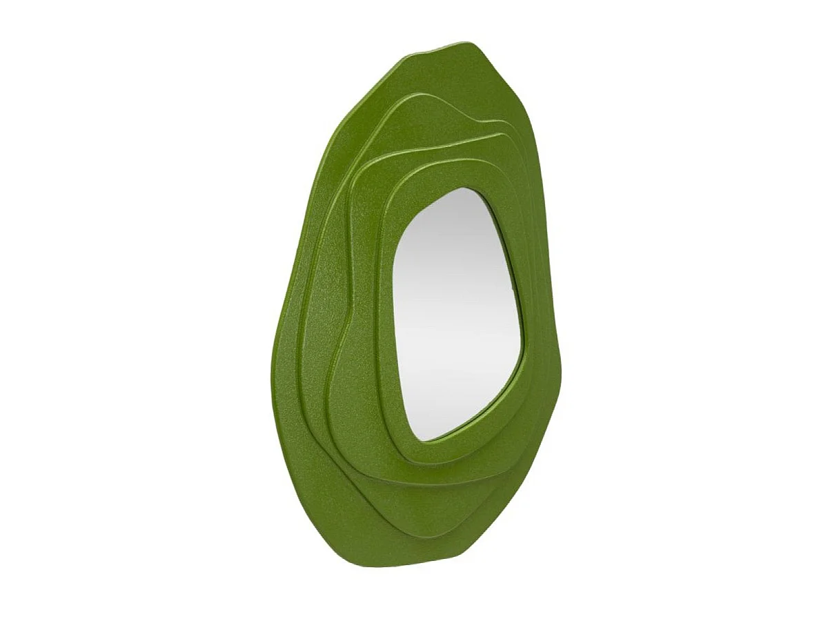 Miroir mural asymétrique 90x97 cm Greta Vert