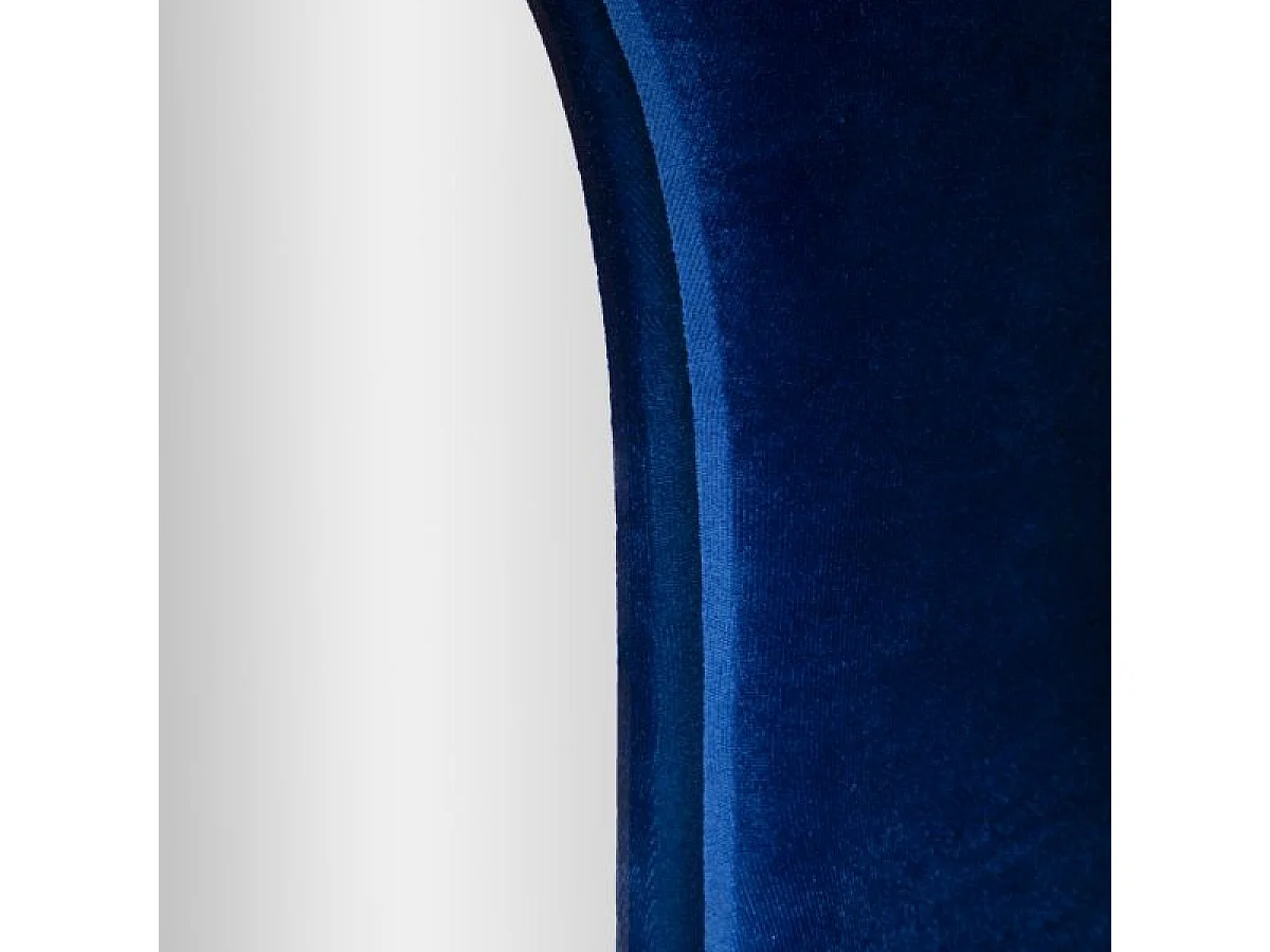 Miroir mural rectangulaire 60x160 cm Mandy Velours Bleu