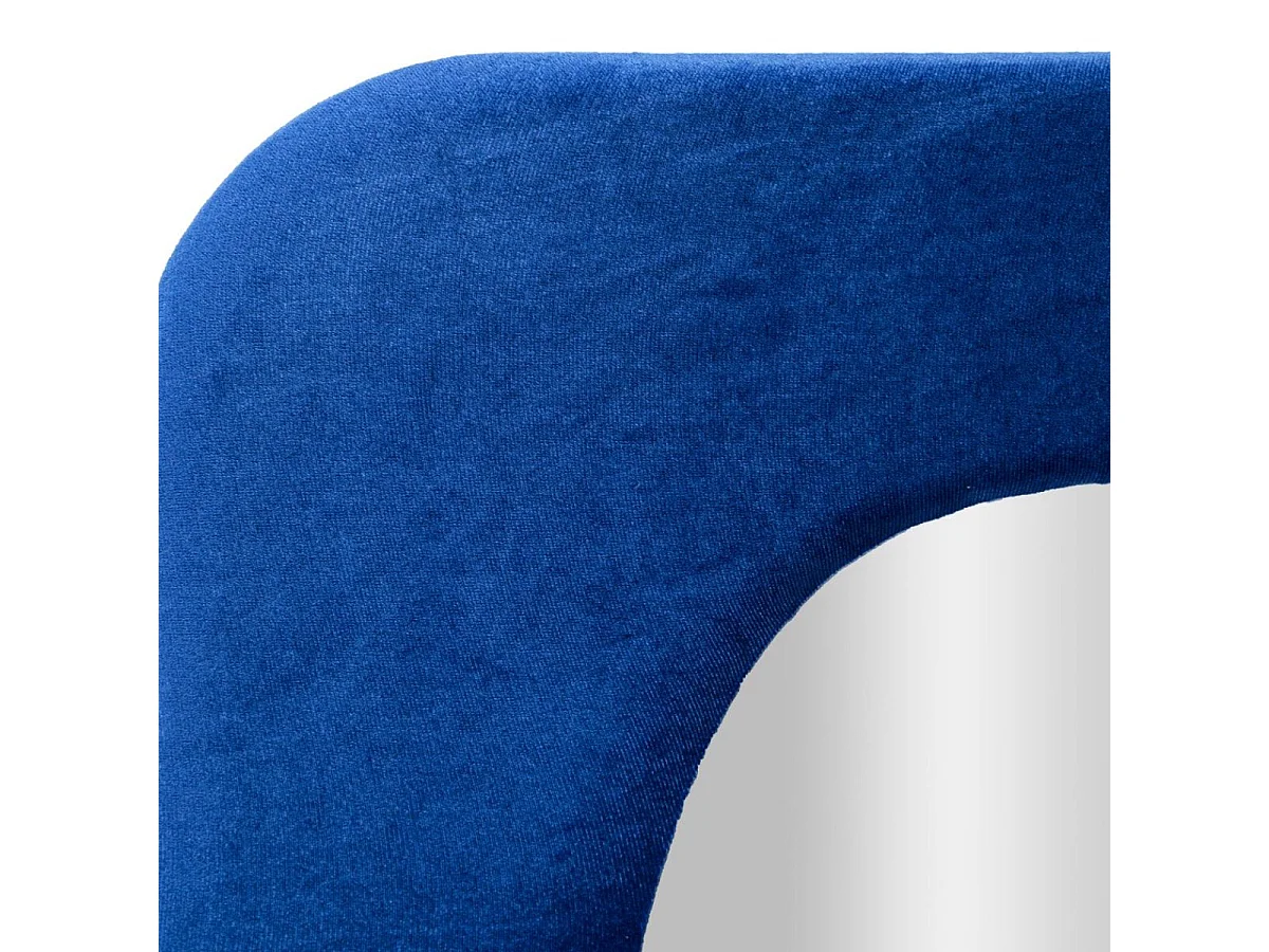 Miroir mural rectangulaire 60x160 cm Mandy Velours Bleu