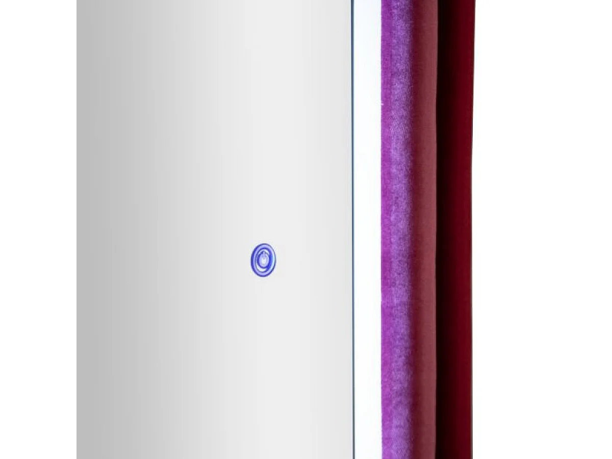 Miroir mural arqué 60x160 cm LED inclus Sabrina Velours Rose