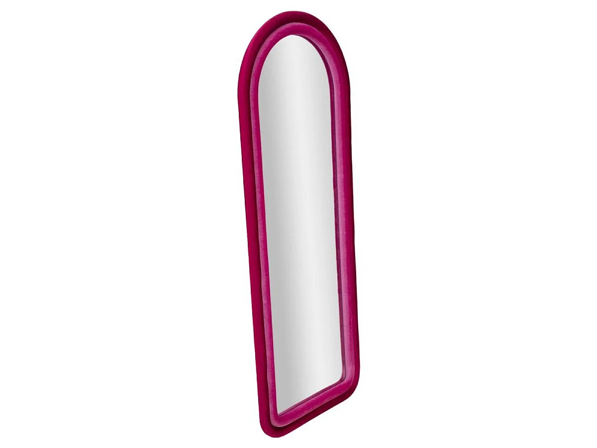 Miroir mural arqué 60x160 cm Sabrina Velours Rose