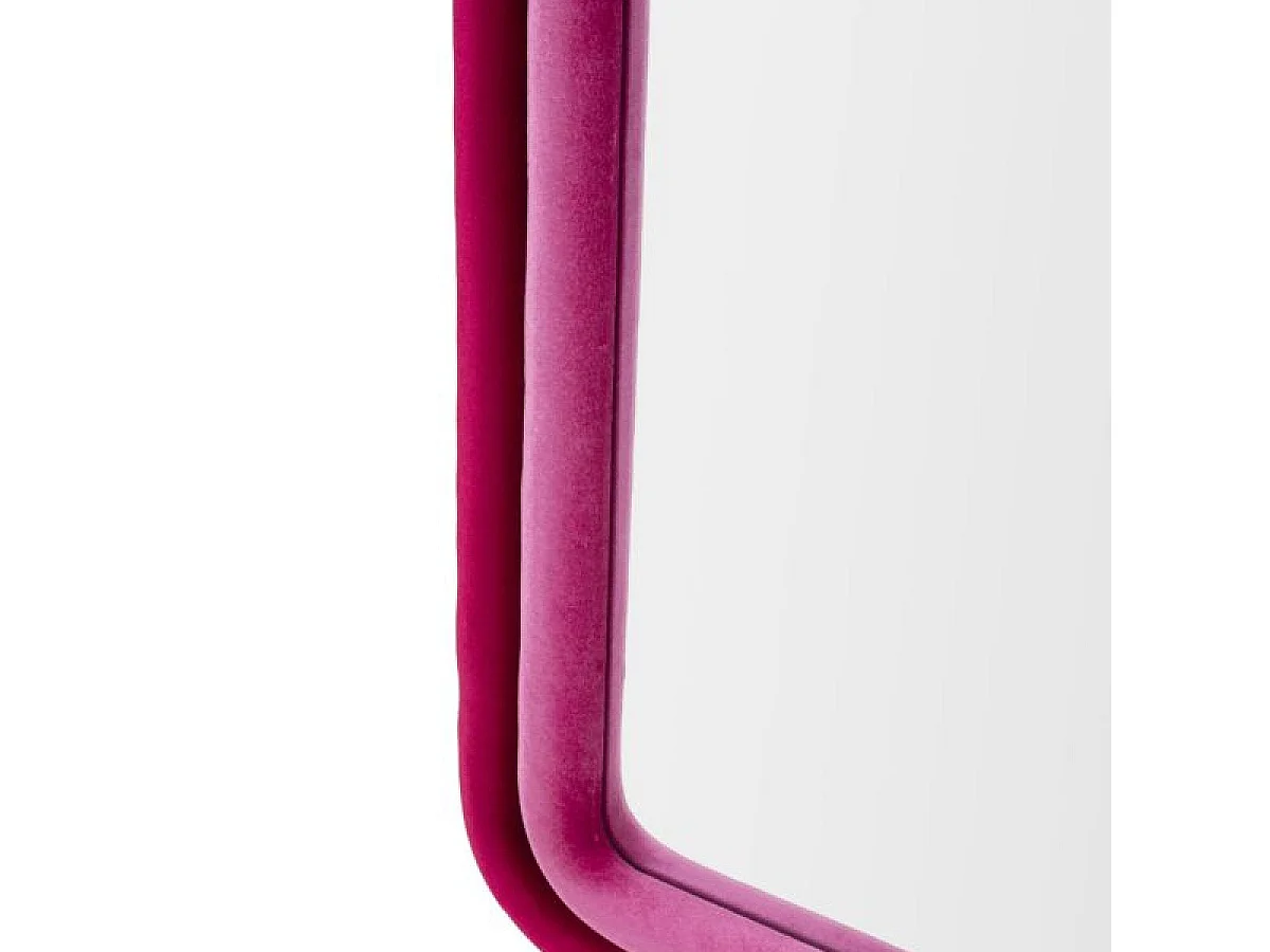 Miroir mural arqué 60x160 cm Sabrina Velours Rose
