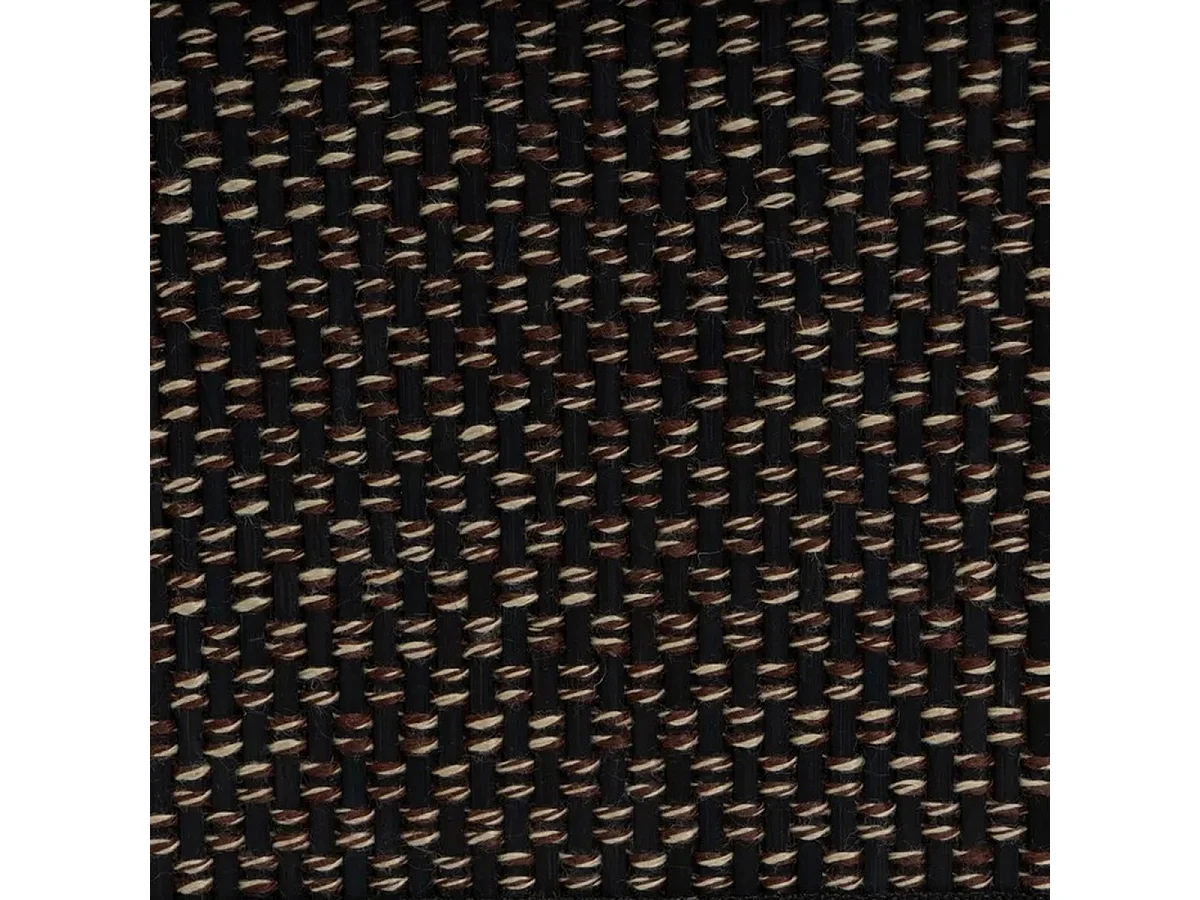 Lot de 4 Paniers de Rangement Multiformes en Bambou Tressé et Tissu Noir,Corbeilles Multi-Usages Décoratives