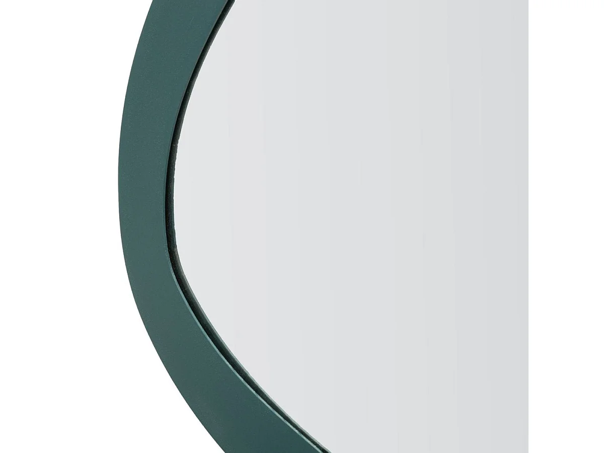 Vægspejl i asymmetrisk form 71x48 cm Dolly Blå