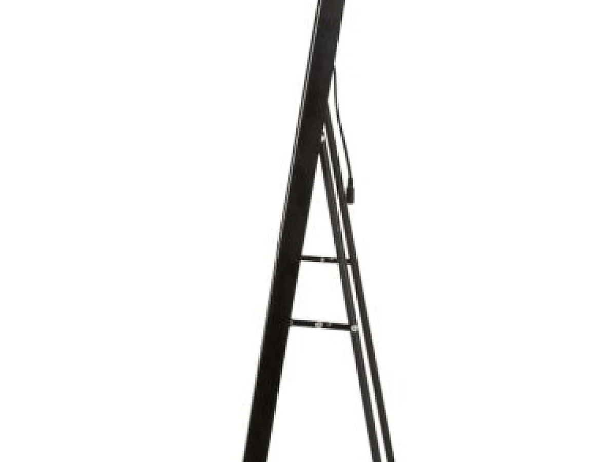 Rektangulært stående eller vægmonteret spejl, 70 x 170 cm, LED, Neva, sort