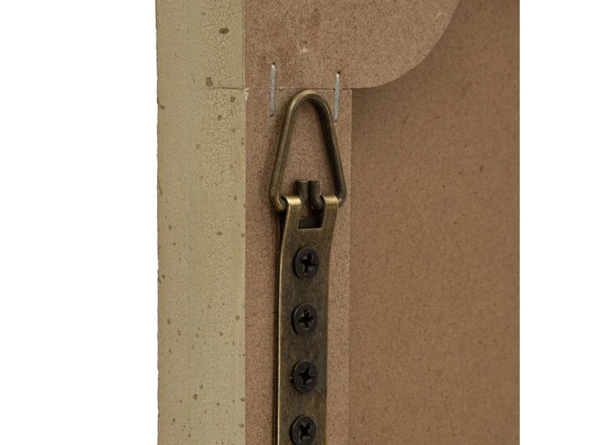 Rektangulært vægspejl, 70 x 160 cm, med travertin-look, Kaël Beige