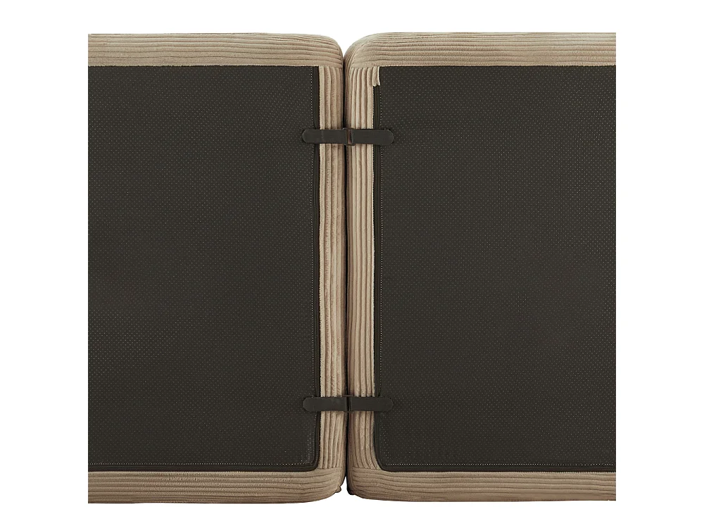 Modulaire hoekbank L frameloos in corduroy corduroy - comfortabele diepe zitbank