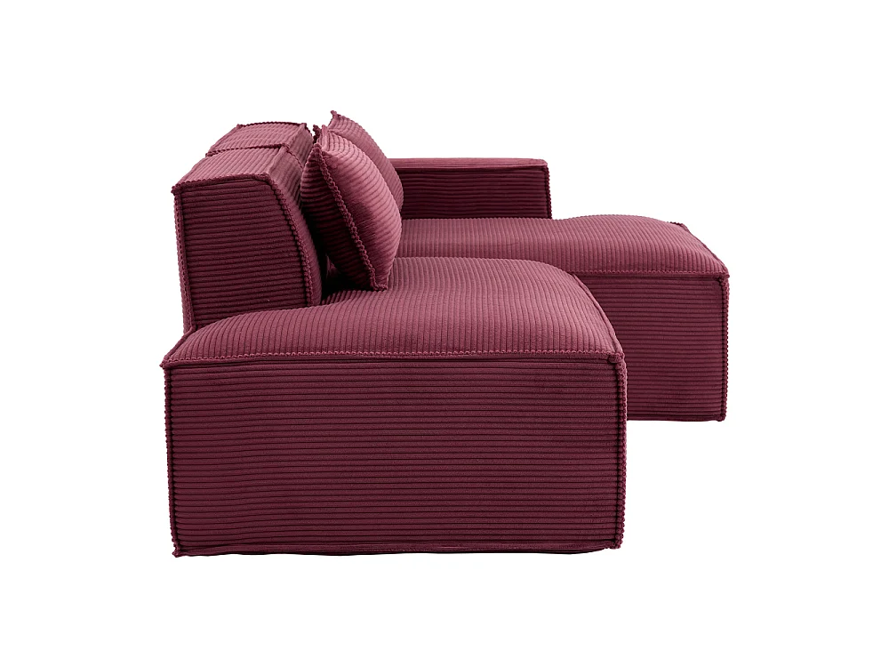 Canapé en Tissu 235 cm Compact avec Coussins et Ressorts Ensachés, Confortable et Moderne