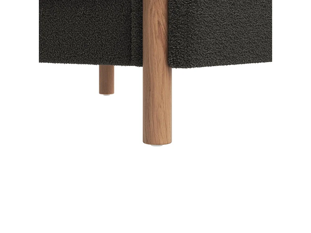 Fauteuil Moderne en Velours Teddy avec Coussins Épais, Confort Optimal et Structure Solide – Système de Protection Anti-rayures et Design Élégant