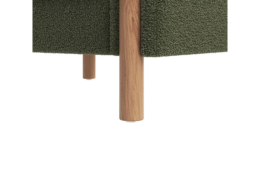 Fauteuil Moderne en Velours Teddy avec Coussins Épais, Confort Optimal et Structure Solide – Système de Protection Anti-rayures et Design Élégant
