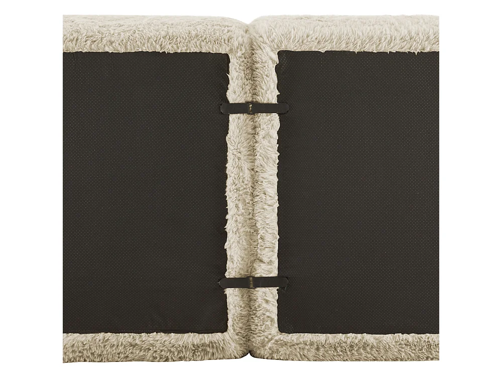 Cloud Modulaire bank Pluche frameloze bank 3-zits 3 hockers Converteerbare slaapbank Ultrazachte stof HR-schuim Comfortabele woonkamer