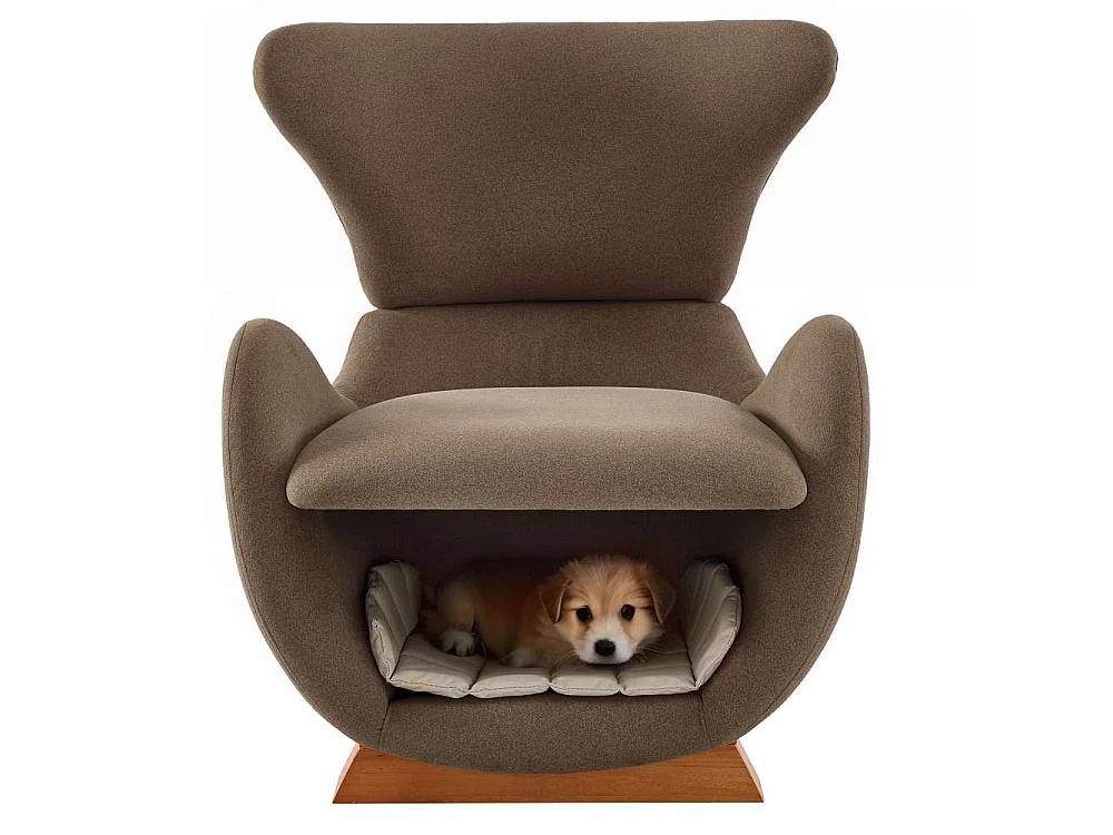 Loungesessel Walhai fauteuil – fauteuil voor katten en kleine honden, klauwbestendige stof, moderne bank voor woonkamer