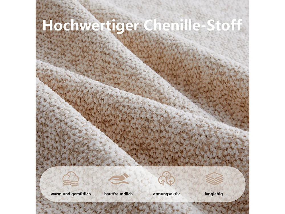 3-zits modulaire bank zonder structuur in 32D schuim met hoge dichtheid, XL Comfort Deep Seat