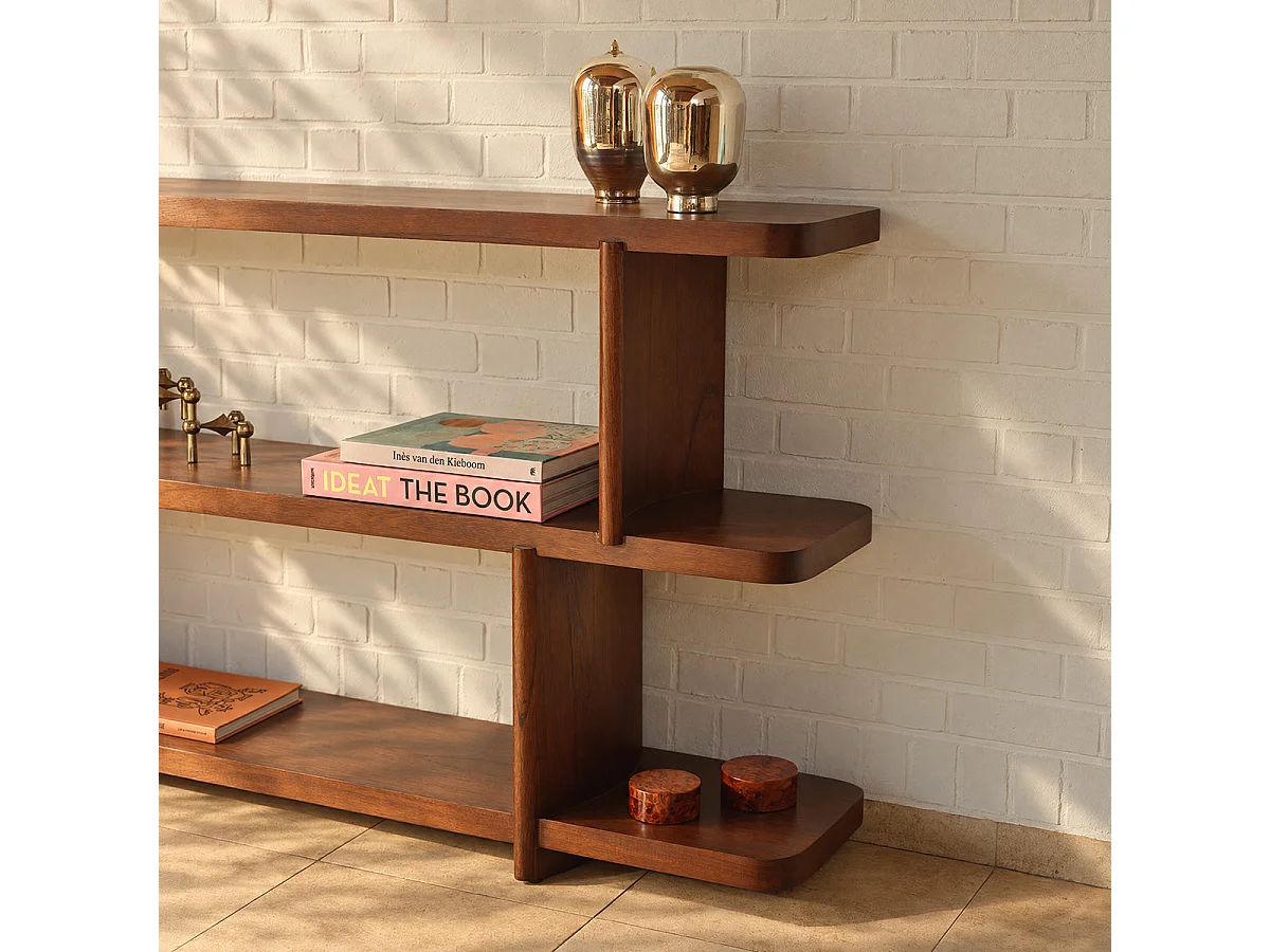 Etagère basse en mindi marron L160 OTTO