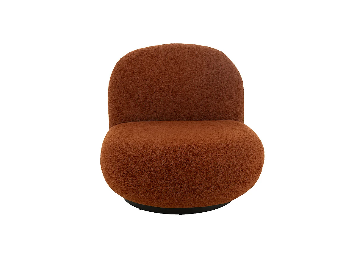 Fauteuil Lounge "Neige" 95cm Orange