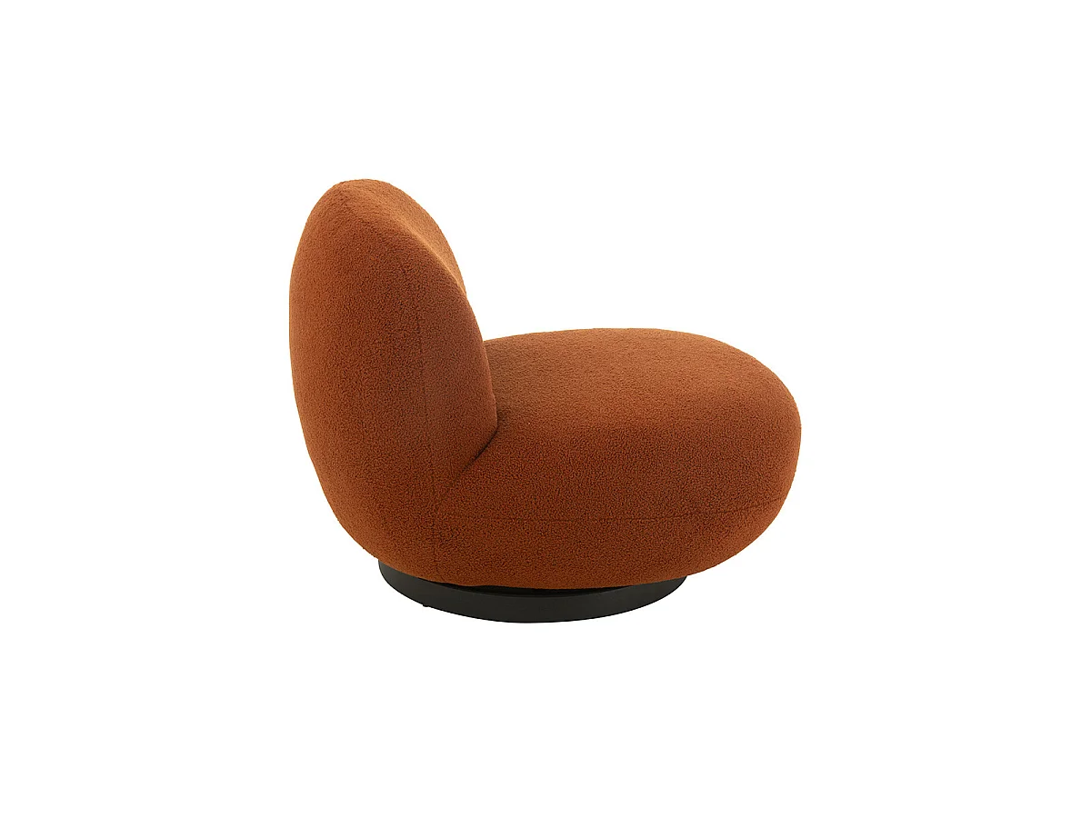 Fauteuil Lounge "Neige" 95cm Orange