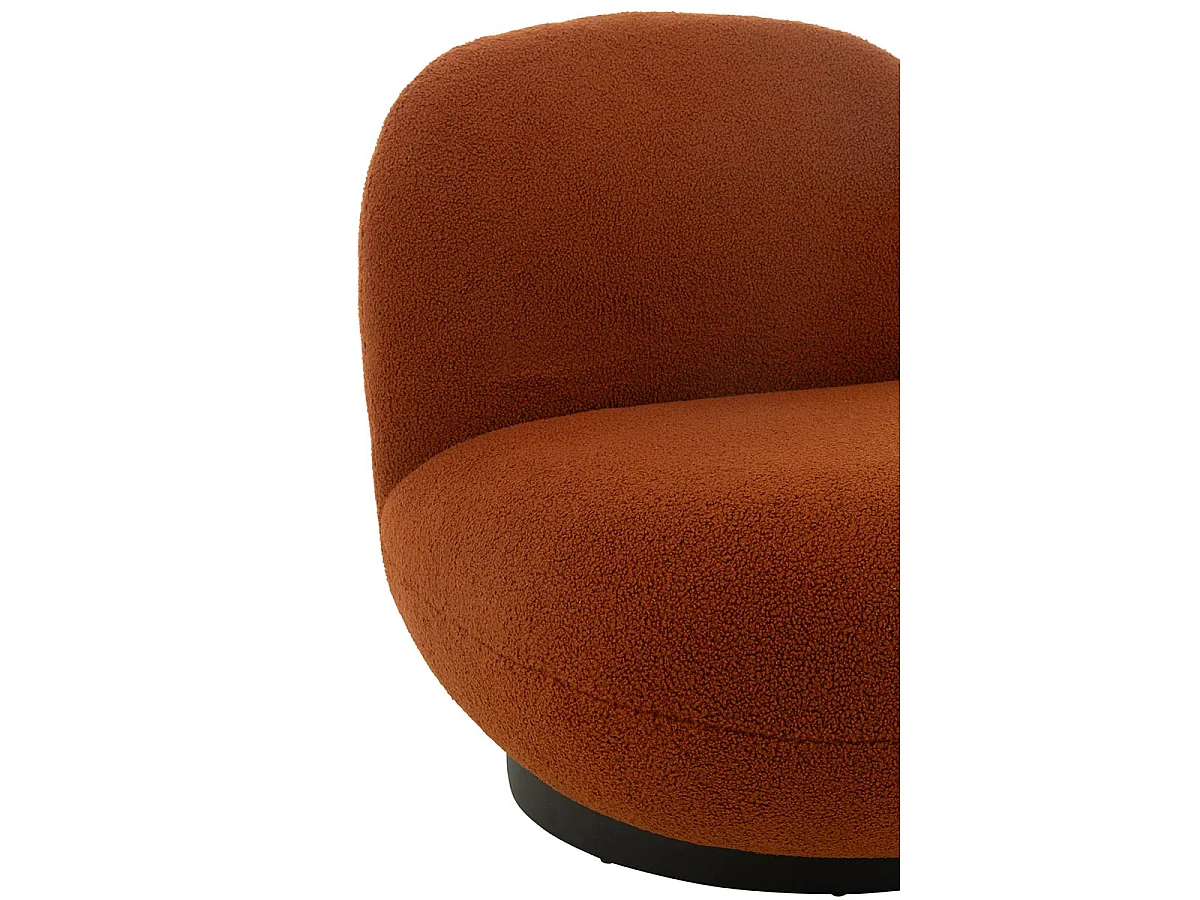 Fauteuil Lounge "Neige" 95cm Orange