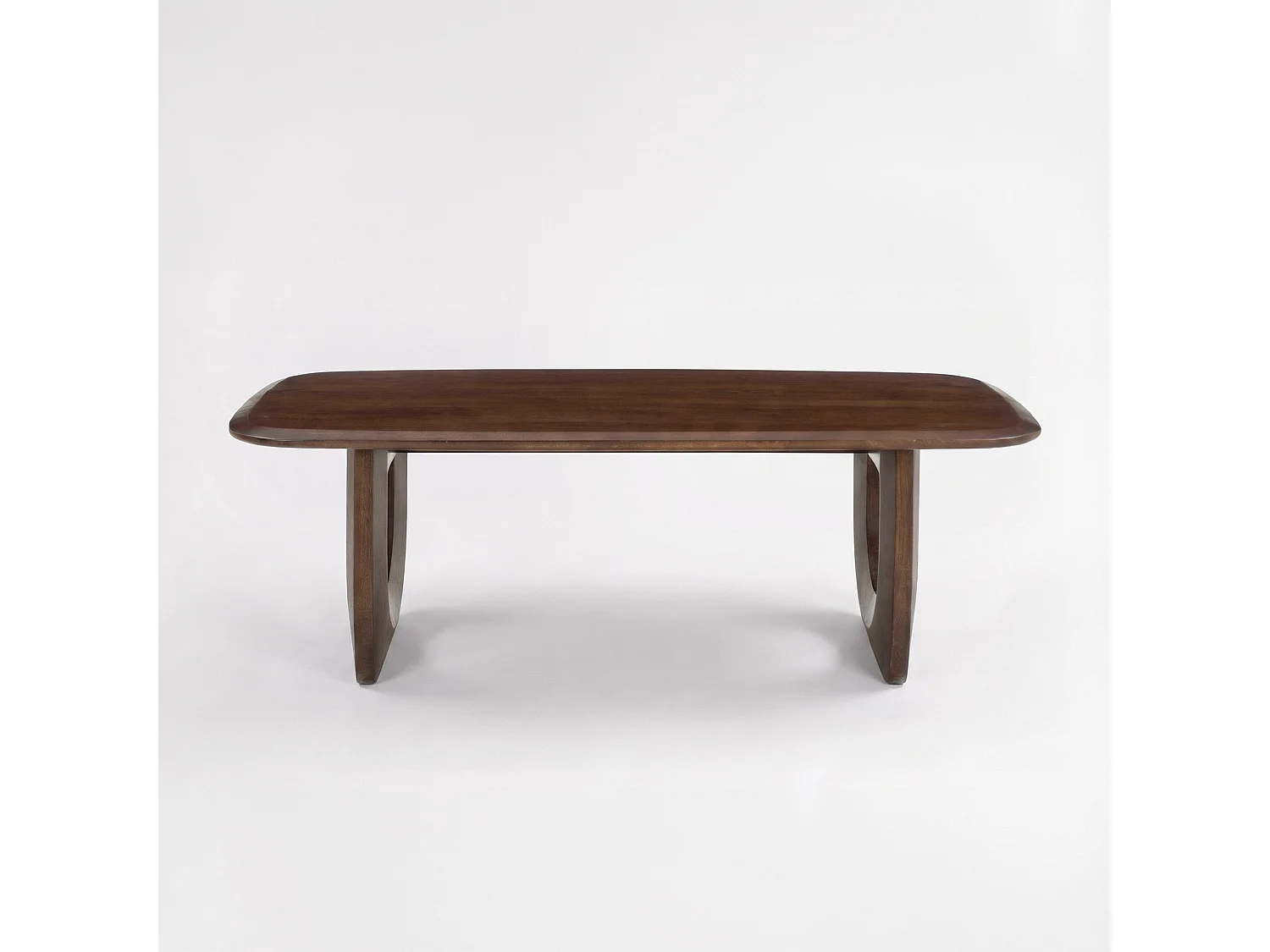 Tavolino in legno massello di mango marrone scuro 120 cm - Maya