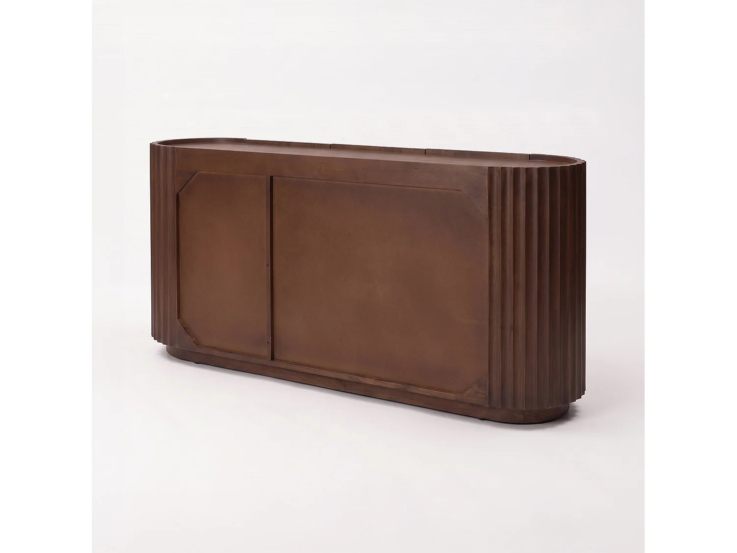 Sideboard aus Mangoholz in Nussbaumoptik - Lio