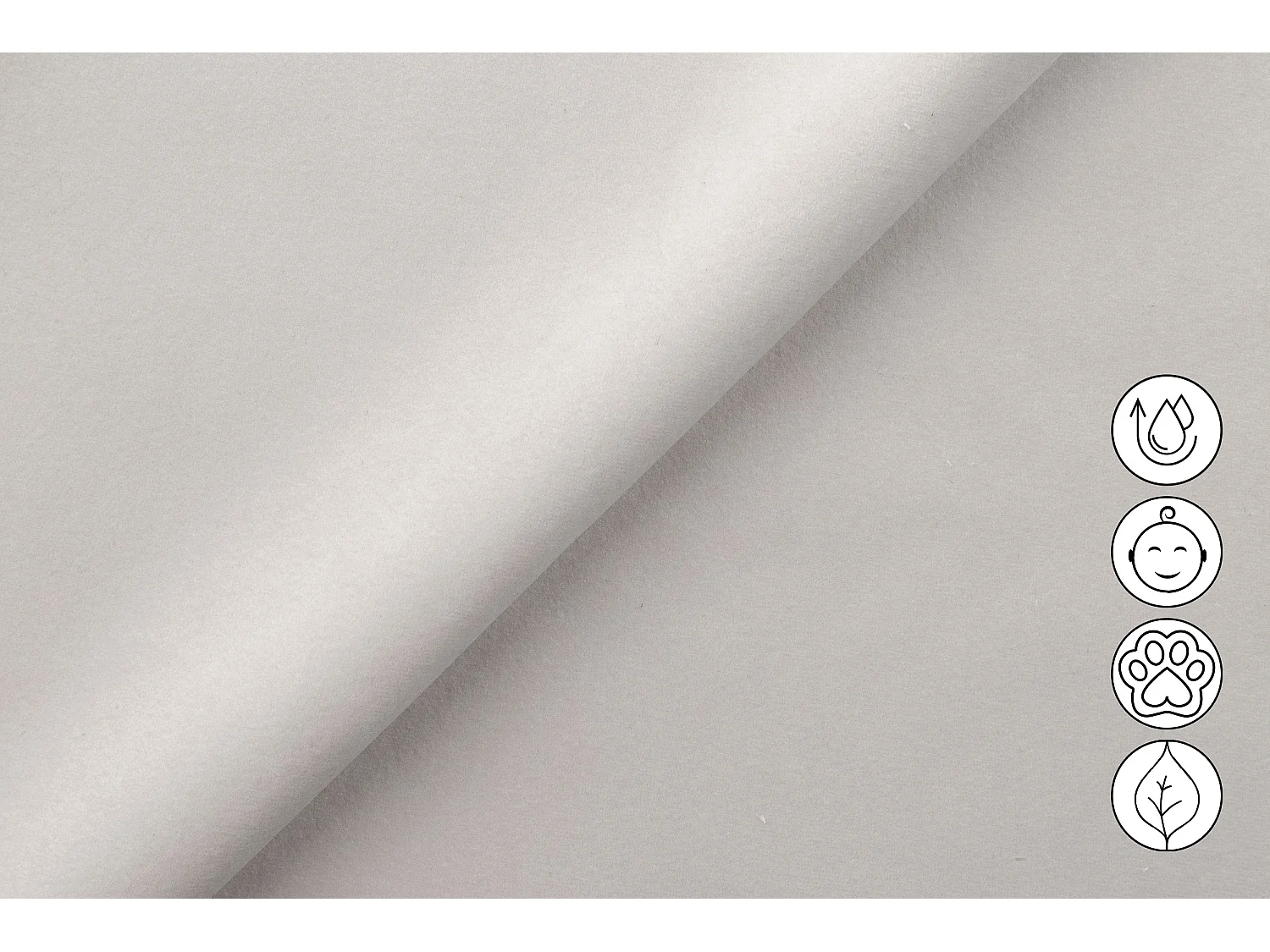 Relaxsofa 2-Sitzer RODEN, mit 2 Relax, creme Veloursstoff