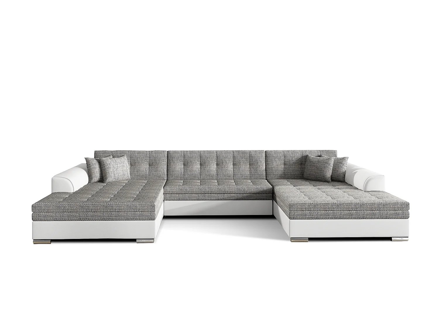Hoekbank VENTO U-vorm – Ruime loungebank met slaapfunctie en kussens 359 cm