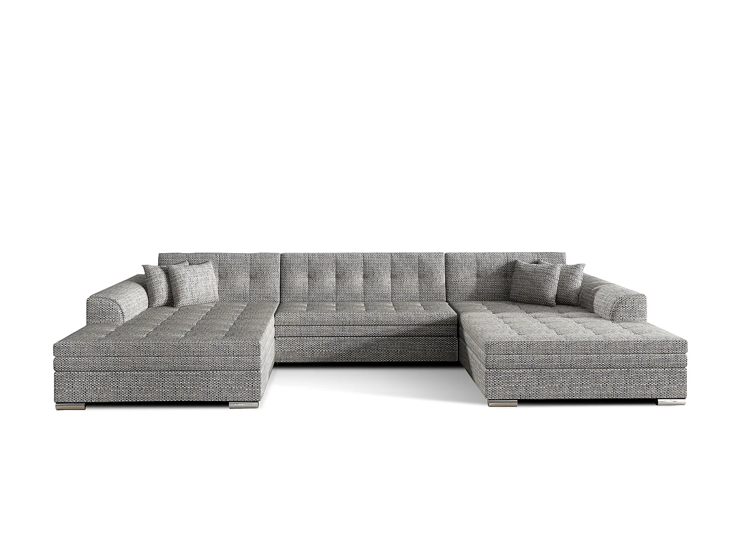 Hoekbank VENTO U-vorm – Ruime loungebank met slaapfunctie en kussens 359 cm