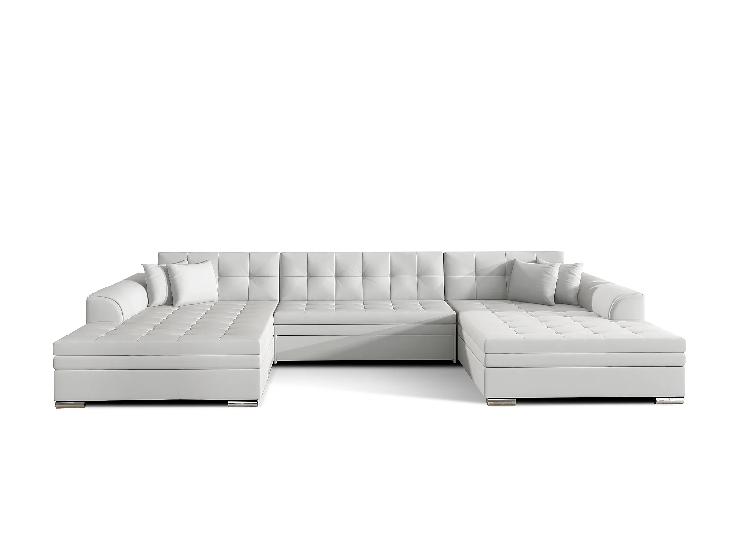 Hoekbank VENTO U-vorm – Ruime loungebank met slaapfunctie en kussens 359 cm