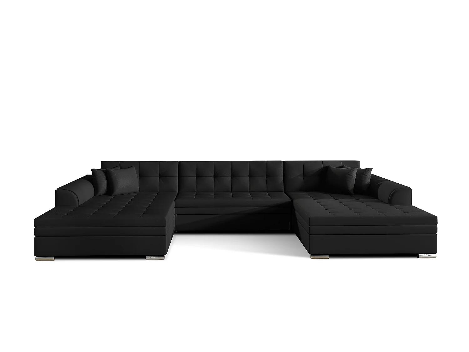 Hoekbank VENTO U-vorm – Ruime loungebank met slaapfunctie en kussens 359 cm