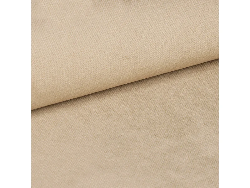 ECKSOFA AURELIA– in L-Form mit Schlaffunktion Bettkasten & Kissen Stoff KRONOS 226 cm Creme