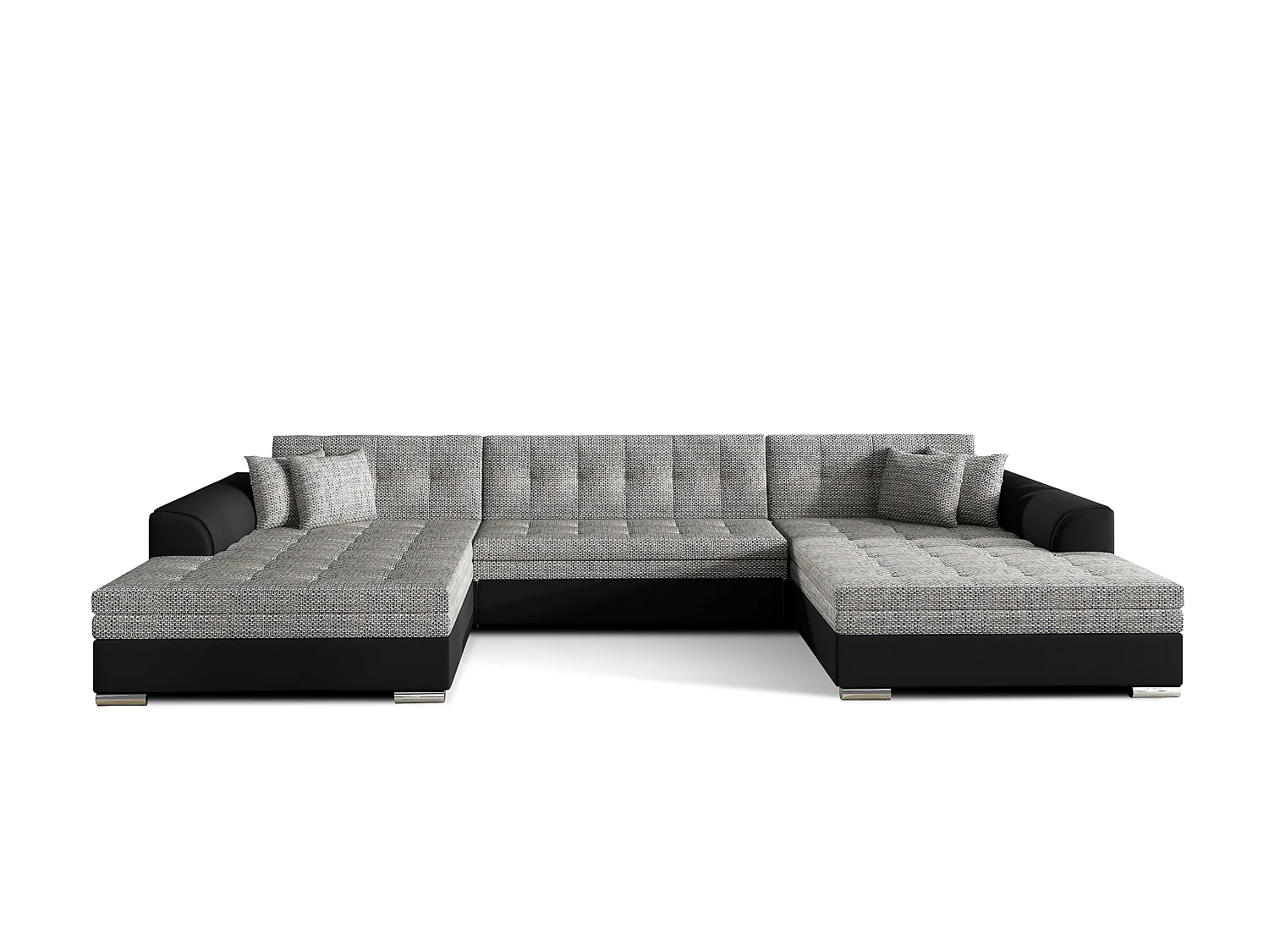 Hoekbank VENTO U-vorm – Ruime loungebank met slaapfunctie en kussens 359 cm